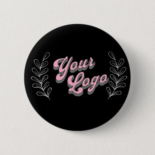Modern Minimalist Logo 2 Inch Round Button