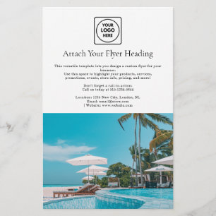 Modern Minimalist Logo Clean Business Branding Flyer