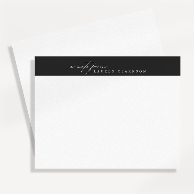 Modern Minimalist Logo Style Note Card (Creator Uploaded)