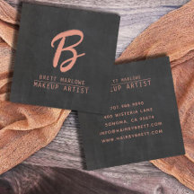 Modern Minimalist Makeup Artist Monogram