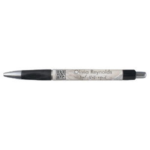 Modern Minimalist Marble Texture Neutral Pen