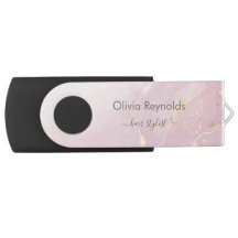 Modern Minimalist Marble Texture Pink Gold