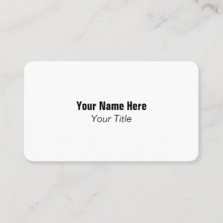 Modern Minimalist Mini Business Card