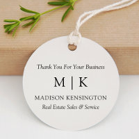 Modern Minimalist Monogram or Add Logo Business