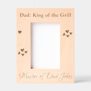 Modern Minimalist My Day Father's Day Gift Etched Frames