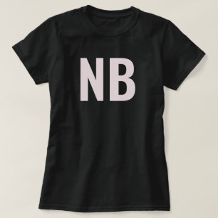 Modern Minimalist Nail Salon Custom Staff T-Shirt
