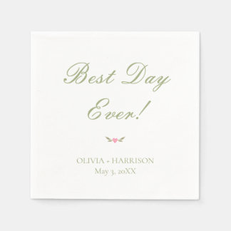 Modern Minimalist Napkins for Wedding Reception