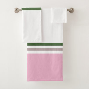 Modern Minimalist New Season Stripes Bath Towel Set
