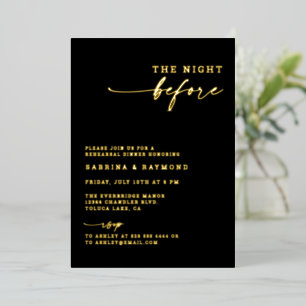 Modern Minimalist Night Before Rehearsal Dinner