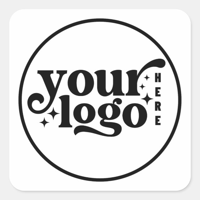 Modern Minimalist Packaging Company Logo Label (Front)