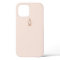 Modern Minimalist Pastel Pink and Copper Monogram