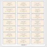 Modern Minimalist | Peach Guest Address Labels<br><div class="desc">These Modern Minimalist | peach guest address labels are perfect for your classy boho wedding. Its simple, unique abstract design accompanied by a contemporary minimal script and peach colour palette gives this product a feel of elegant formal luxury while staying simplistic, chic bohemian. Keep it as is, or choose to...</div>