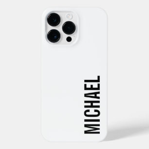 Modern Minimalist Personalized Name iPhone 14 Pro Max Case