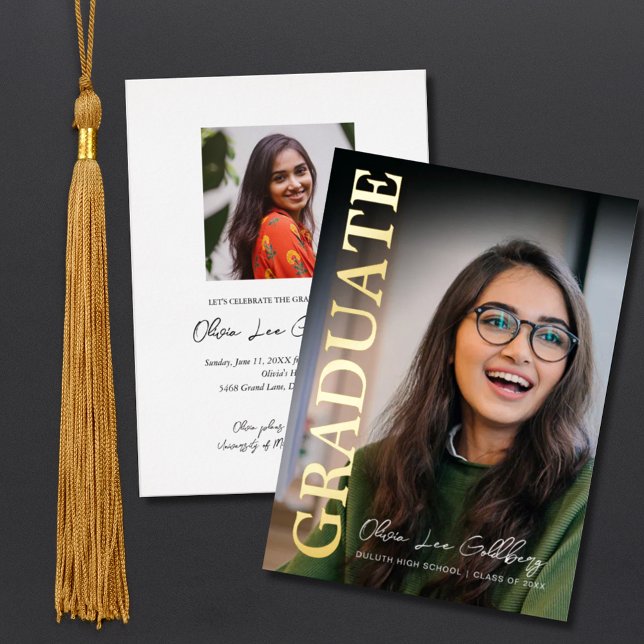 Modern Minimalist Photo Graduation (Creator Uploaded)