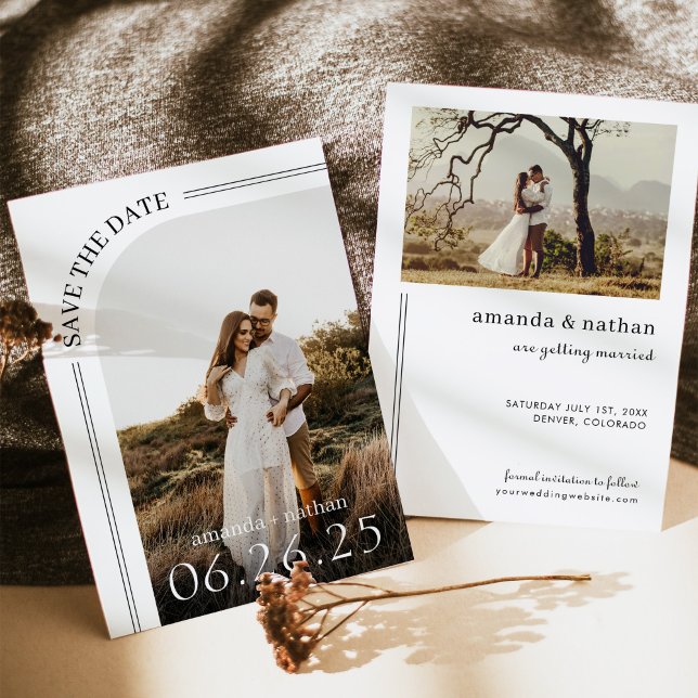 Modern Minimalist Photo Save The Date (Creator Uploaded)