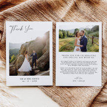 Modern Minimalist Photo Wedding