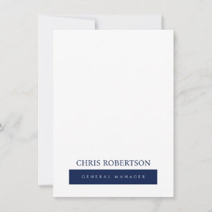 Modern Minimalist Plain Card