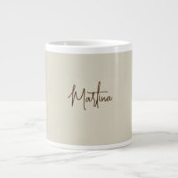 Modern Minimalist Plain Creative Calligraphy