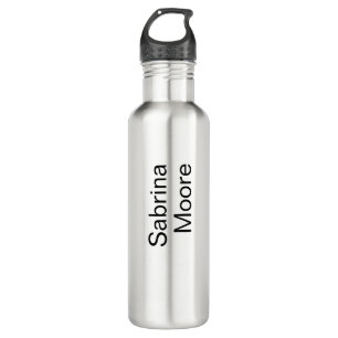 Modern Minimalist Plain Professional Add Name 710 Ml Water Bottle