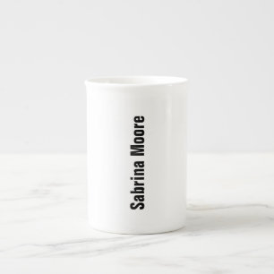Modern Minimalist Plain Professional Bone China Mug