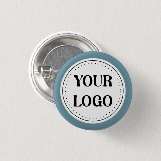 Modern Minimalist Professional Black  1 Inch Round Button (Front & Back)