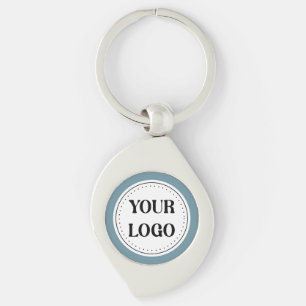 Modern Minimalist Professional Black  Keychain