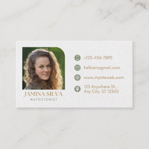 Modern Minimalist Professional  Business Card