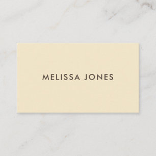Modern Minimalist  Professional Business Card