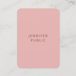 Modern Minimalist Professional Design Trend Colors Business Card