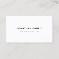 Modern Minimalist Professional Elegant Template