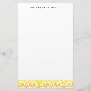 Modern Minimalist Professional Flower Pattern Stationery