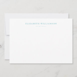 Modern Minimalist Professional Sapphire Blue Card