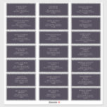 Modern Minimalist | Purple Guest Address Labels<br><div class="desc">These Modern Minimalist | purple guest address labels are perfect for your classy boho wedding. Its simple, unique abstract design accompanied by a contemporary minimal script and purple and lavander colour palette gives this product a feel of elegant formal luxury while staying simplistic, chic bohemian. Keep it as is, or...</div>
