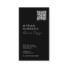 Modern Minimalist QR Code Script Business Logo