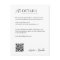 Modern Minimalist QR Code Vertical Wedding Details