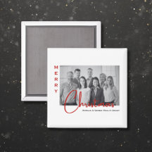 Modern Minimalist Real Estate Christmas Photo 