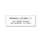 Modern Minimalist Return Address Self-inking Stamp