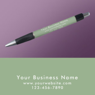 Modern Minimalist Sage Green Business Promotional Pen
