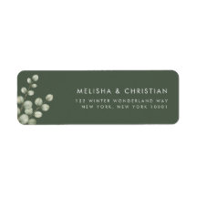Modern Minimalist Sage Green Eucalyptus Wedding