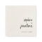 Modern Minimalist Script | Black and White Wedding