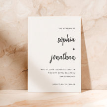 Modern Minimalist Script | Wedding