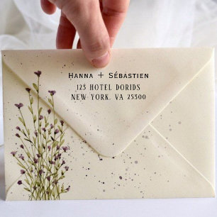 Modern Minimalist Script Wedding Self-inking Stamp