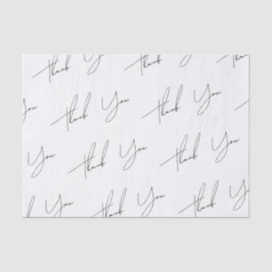 Modern Minimalist Script Wedding Tissue Paper