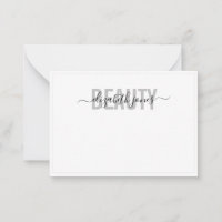 Modern Minimalist Signature Black and White