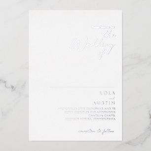 Modern Minimalist   Silver The Wedding Of Real