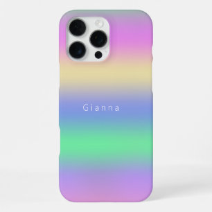 Modern Minimalist Simple Colourful Trendy Monogram iPhone 16 Pro Max Case
