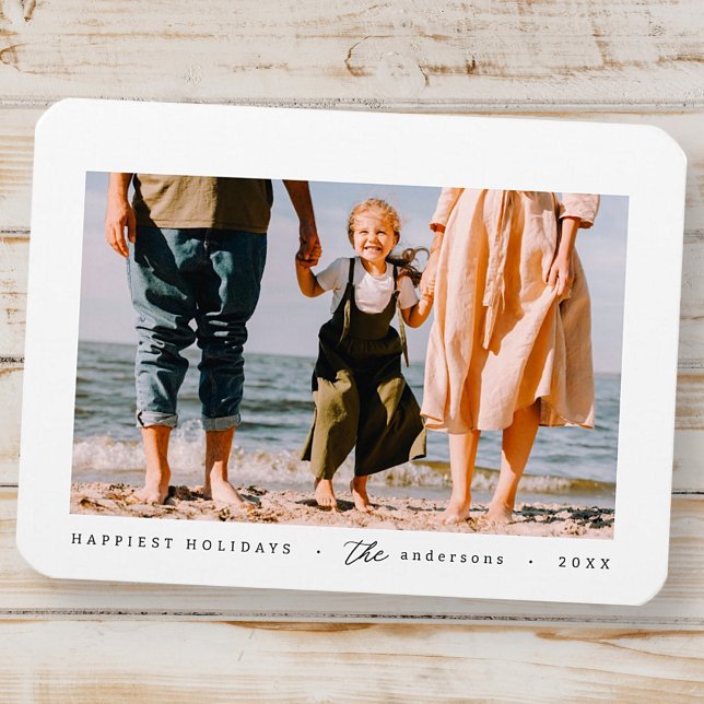 Modern Minimalist Simple Custom Family Magnet (Creator Uploaded)