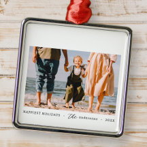 Modern Minimalist Simple Custom Family Photo