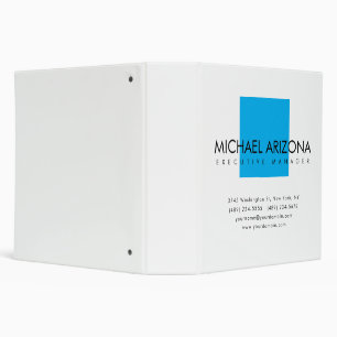 Modern Minimalist Simple Plain Binder