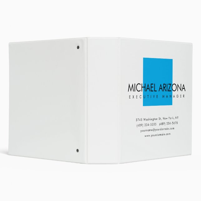 Modern Minimalist Simple Plain Binder (Background)